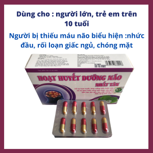 HoẠthuyẾt DƯỠng NÃo NhẤt TÂn Hộp 30 ViÊn (3)