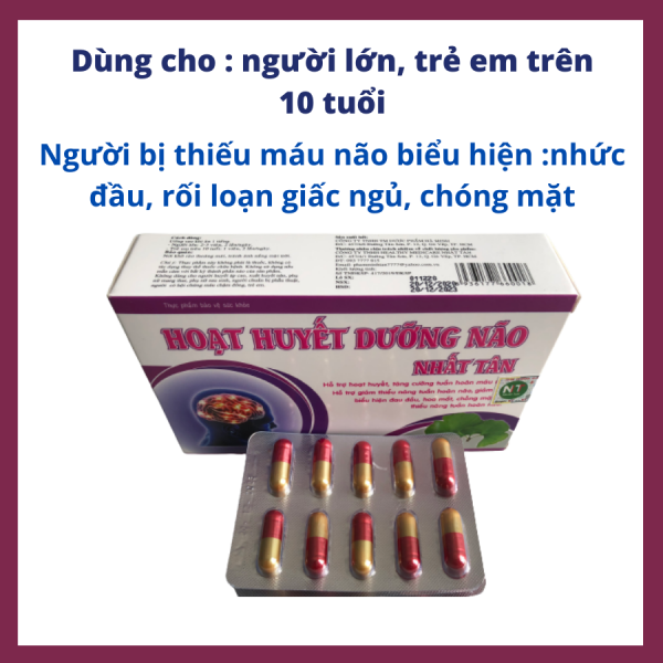 HoẠthuyẾt DƯỠng NÃo NhẤt TÂn Hộp 30 ViÊn (3)